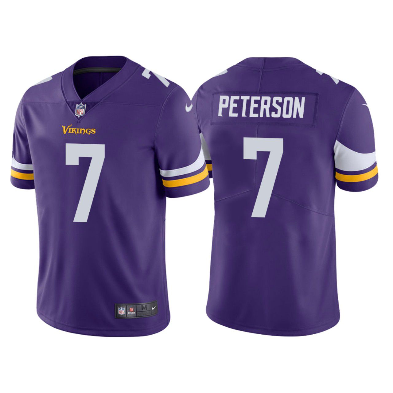 Men Minnesota Vikings #7 Patrick Peterson Nike Purple Limited NFL Jersey->minnesota vikings->NFL Jersey